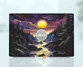 Laptop Skin Dell Custom Sticker Personalized Gift Night Forest Design favesky