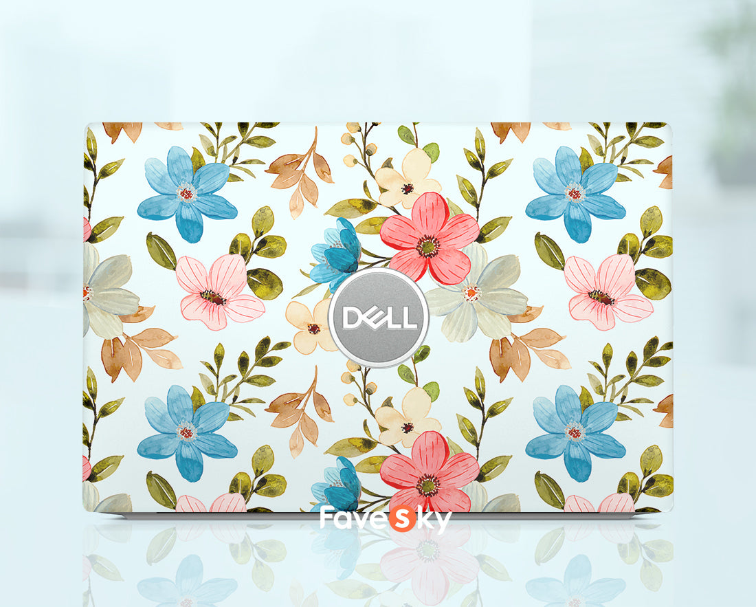 Dell Inspiron 3520 Skin Color Flower Design Custom Customization Gift favesky