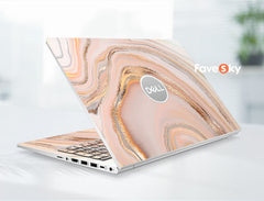 Laptop Decal Pink Swirl Texture Pattern Customize Skin for Laptop favesky