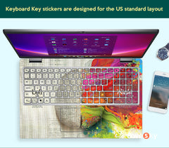 Dell Latitude 7440 2 in 1Laptop Decal Brown Brain Pattern New Work Gift favesky