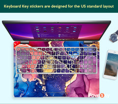 Alienware Laptop Accessories Marble Texture Custom Personalized Sticker favesky