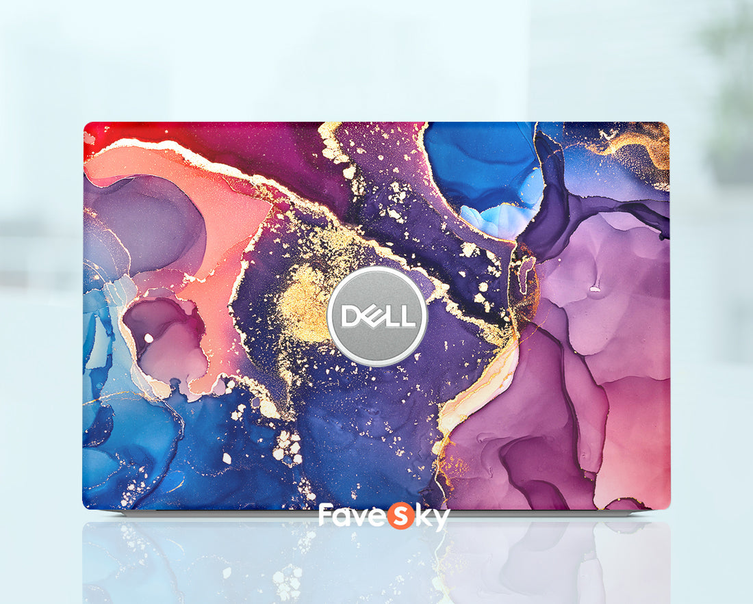 Alienware Laptop Accessories Marble Texture Custom Personalized Sticker favesky