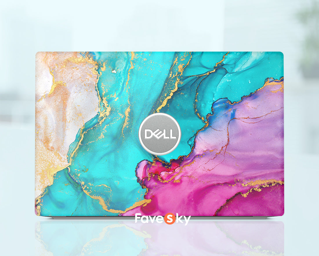 Custom Decal for Latitude Colorful Marble Design Unique Gifts for her favesky