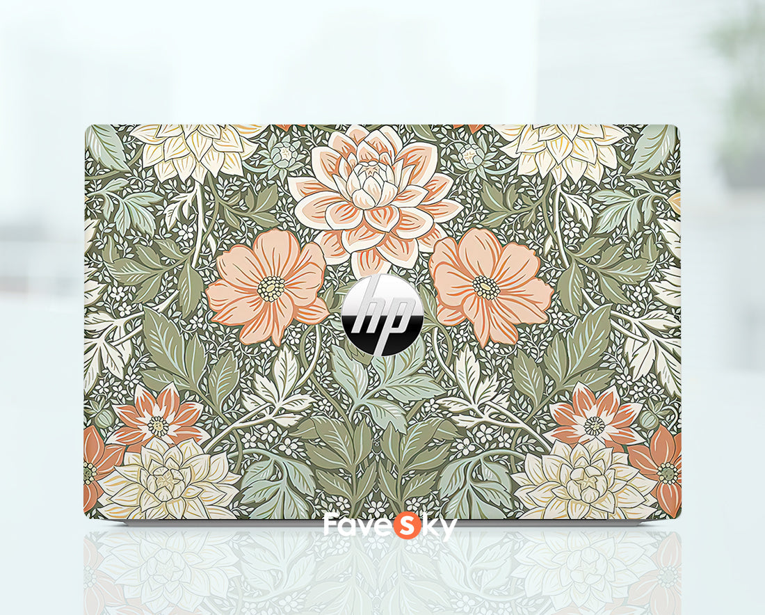 HP Envy 13 Sticker Floral Elegance Design Gift for Nature Lovers favesky