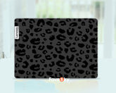 Ideapad 5 Laptop Stickers Stylish Black Background Leopard Print Design favesky