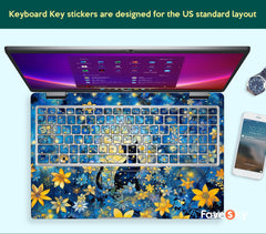 Custom Laptop Skin Dell Sticker Aesthetic Design Cat Pattern Art Gift favesky