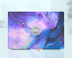 Precision 5490 Fantasy Purple Marble Design Laptop Sticker favesky