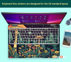 15-fc Skin Enchanted Forest Mushrooms and Stars Gift for Nature Enthusiasts favesky