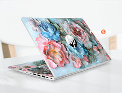HP Spectre x360 Decal 3D Pastel Floral Design Gift for Artistic Minds favesky