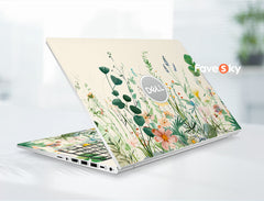 Dell Latitude 5530 Laptop Accessories Green Lotus Leaf Flower Pattern favesky