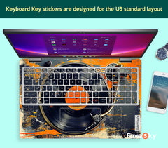 Yoga 9i Computer Stickers Retro Art Vinyl Record Design Creative Gift favesky