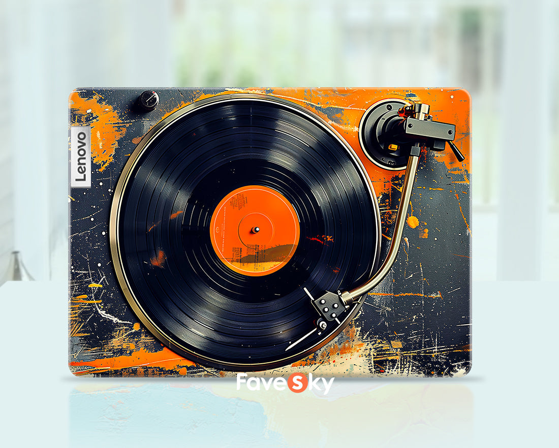 Yoga 9i Computer Stickers Retro Art Vinyl Record Design Creative Gift favesky