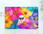 HP Envy x360 Skin Vivid Floral Gold Leaf Gift for Colorful Souls favesky