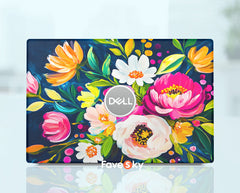 Colorful Bright Flower Skin Custom Dell Alienware Laptop Sticker favesky