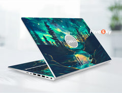 Laptop Decal Starry Forest Design Personalized Custom XPS 9530 Decal favesky