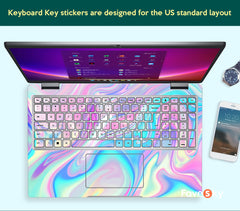 Custom Laptop Skin Dell Decal Color Laser Style Design Children's Day Gift favesky