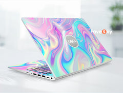 Custom Laptop Skin Dell Decal Color Laser Style Design Children's Day Gift favesky