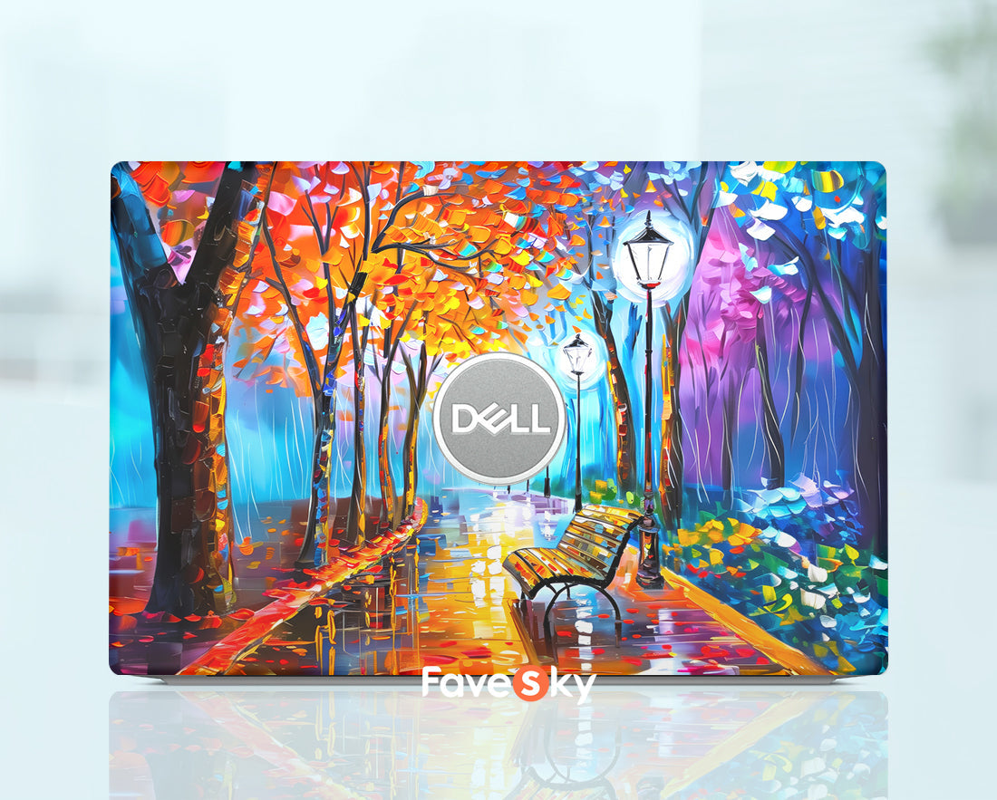 Dell Skin Custom Decal Back To School Gift Art Sticker Colorful Design For favesky