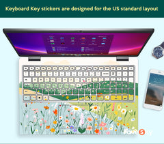 Dell Laptop Skins Gifts for Mom Custom Sticker Personalized Decal Nature favesky