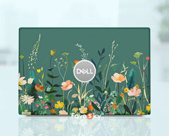 Custom Laptop Skins Dell 7640 Decals Back To School Gift Floral Design favesky