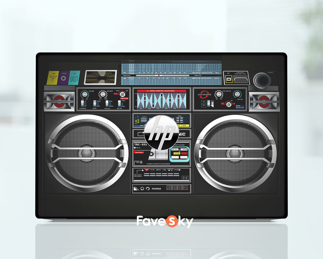 HP ZBook 15u G5 Skin Vintage Audio Design Gift for Music Lovers favesky