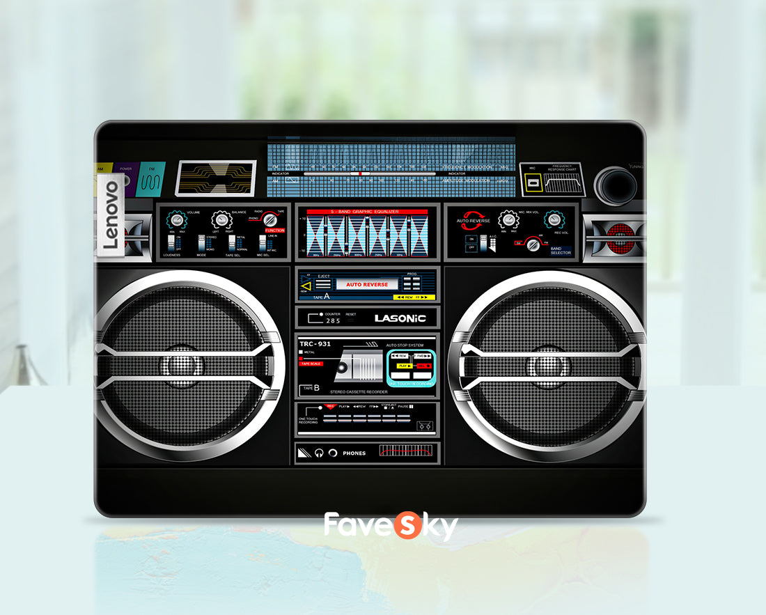 ThinkPad X12 laptop Decals Retro Music Speaker Design Creative Gift favesky