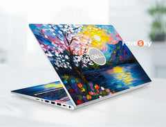 Dell XPS Oil Painting Seaside Scenery Personalized Laptop Sticker favesky