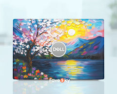 Dell XPS Oil Painting Seaside Scenery Personalized Laptop Sticker favesky