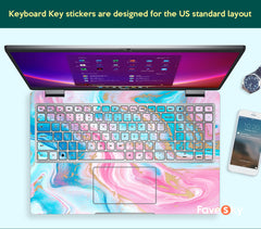 Custom Laptop Sticker Dell Vinyl Decals 15 Inch Ultra-thin Skin Colourful favesky