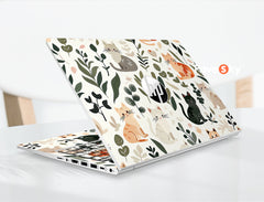 ProBook 450 G8 Skin Whimsical Cat Greenery Perfect Gift for Animal Lovers favesky