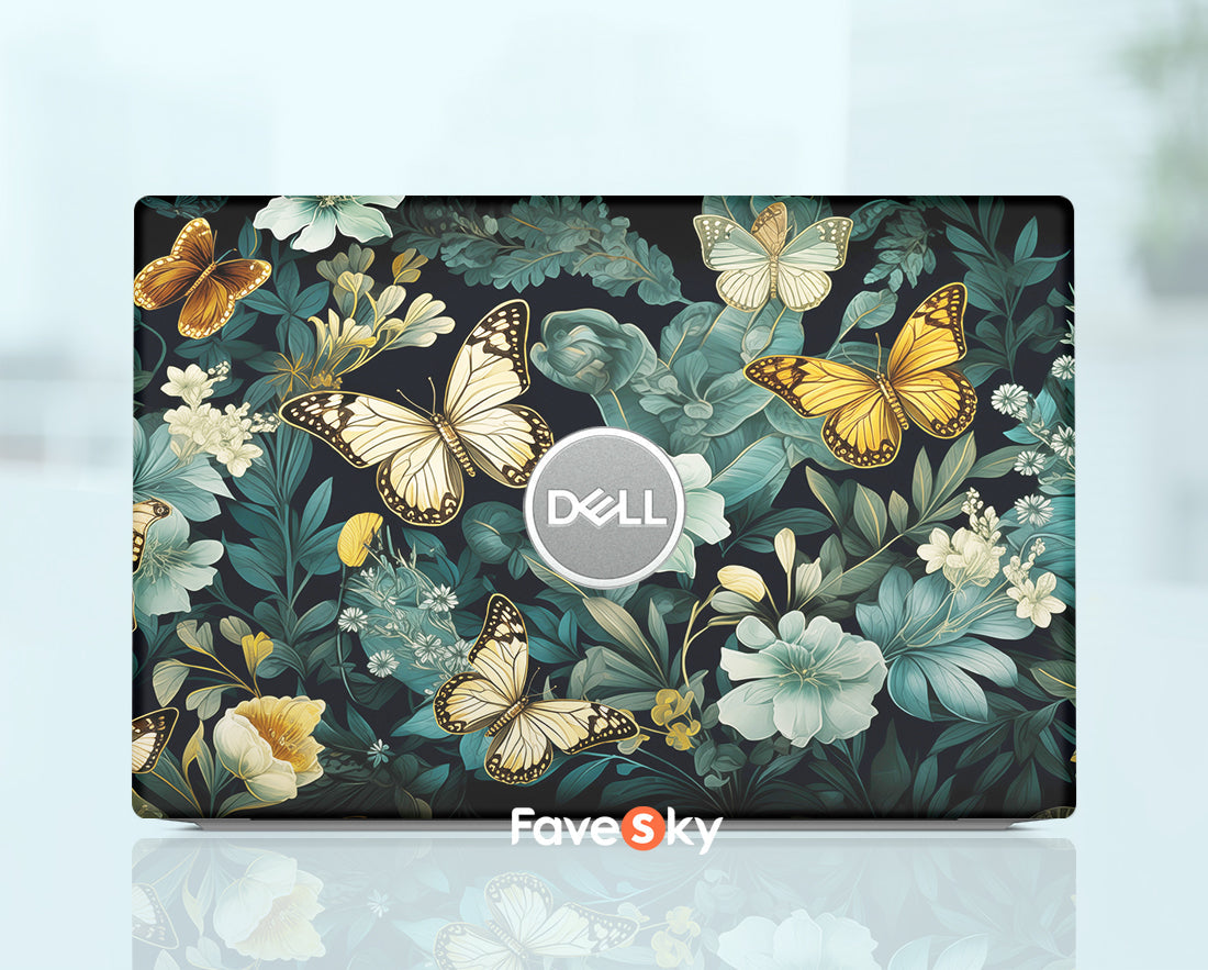 Laptop skins for Dell Latitude 5520 Decal Personalized Customizable Black favesky