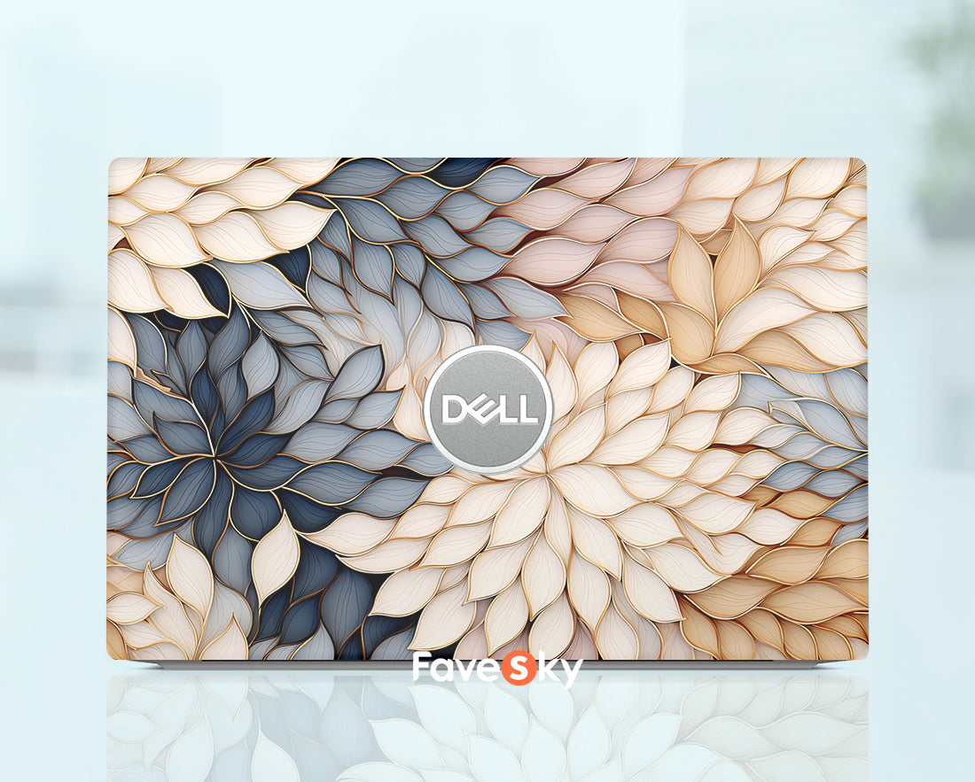 Laptop Accessories Dell Skins Personalization Gifts Aesthetic Flower favesky