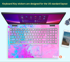 Personalized Customizable Laptop Skins Dell Decals 15 Inch Colourful favesky