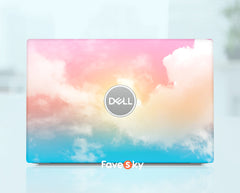 Dell Laptop Skin Custom Sticker Watercolor Painting Blue Vinyl Decal favesky