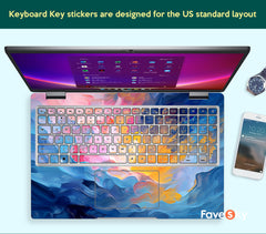 Laptop Skin Protect Dell Accessories Custom Decal Personalization Gifts favesky