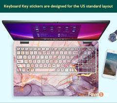 Dell Latitude 5520 Laptop Skin Watercolor Painting Vinyl Personalized Gift favesky