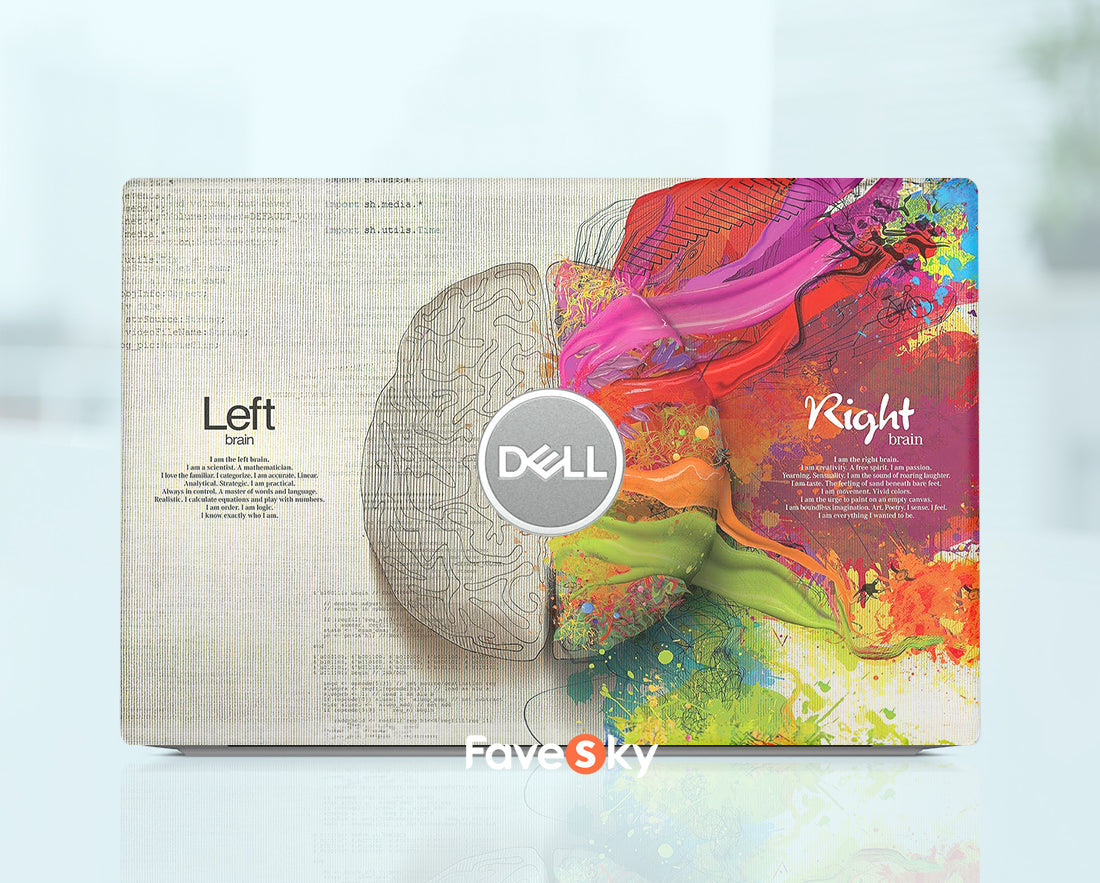 Dell Latitude 5420 Laptop Skin Left and Right Brain Xps 13 Personalized favesky