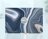 Dell Laptop Skin 7440 Art Sticker Custom Black Marble Abstract Vinyl Decal favesky