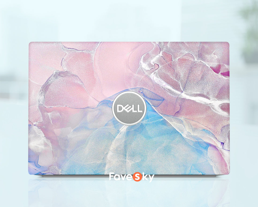 Personalized Gift Dell Xps 15 Laptop Skins Decal Colorful Marble Texture favesky