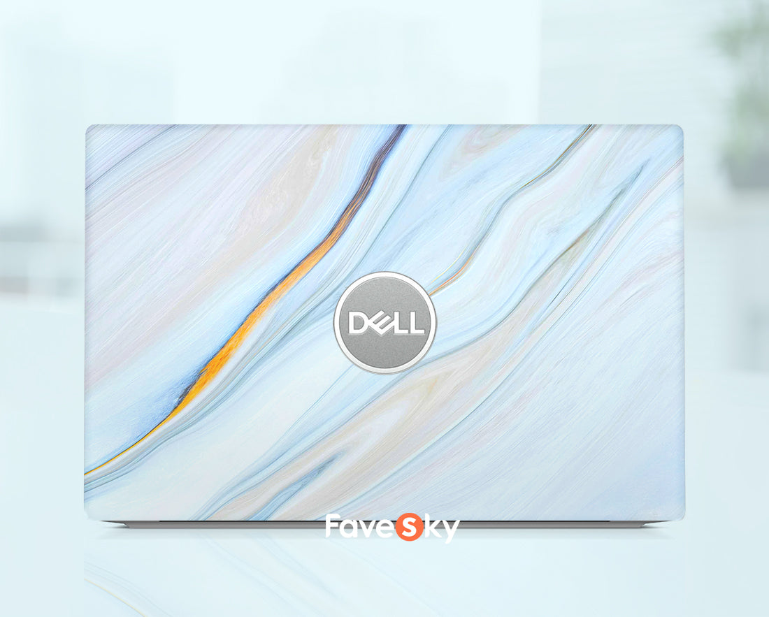 Dell Laptop Skin Xps 15 9530 Personalized White Mable Design Vinyl Gift favesky