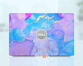 Dell Laptop Skin 5640 Decal Purple Design Watercolor Pattern Vinyl Sticker favesky
