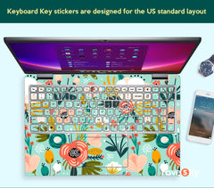 Laptop Skin Dell Xps 14 9440 Sticker Unique plant art design Gifts For Her favesky