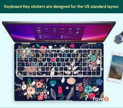 Dell Laptop Skins Inspiron 15 3511 Unique Flower Design Gift for Mom favesky