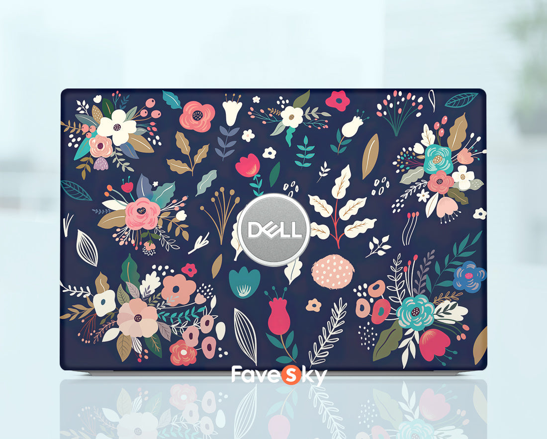 Dell Laptop Skins Inspiron 15 3511 Unique Flower Design Gift for Mom favesky
