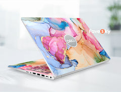 Laptop Sticker Latitude 5420 Vinyl Decal Marble design Gift For Girl XPS favesky