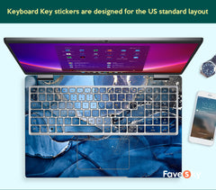 Personalized Gift Dell Xps 13 Laptop Skin Blue Marble Design Latitude favesky