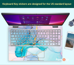 Dell Accessories Latitude 7430 Light Purple Marble Design Back to School favesky