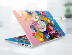 Custom 7440 Decals Colorful Oil Painting Flower Pattern Latitude Skin favesky