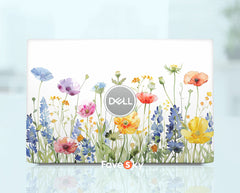 Alienware computer skin colorful flower design personalised vinyl sticker favesky