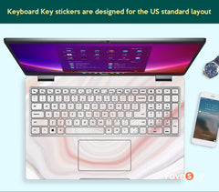 Dell Computer Skins Pink Aesthetic Marble Design custom Vostro 3520 Decal favesky